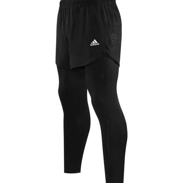 Short de Compression 2en1 Longues Adidas - Noir