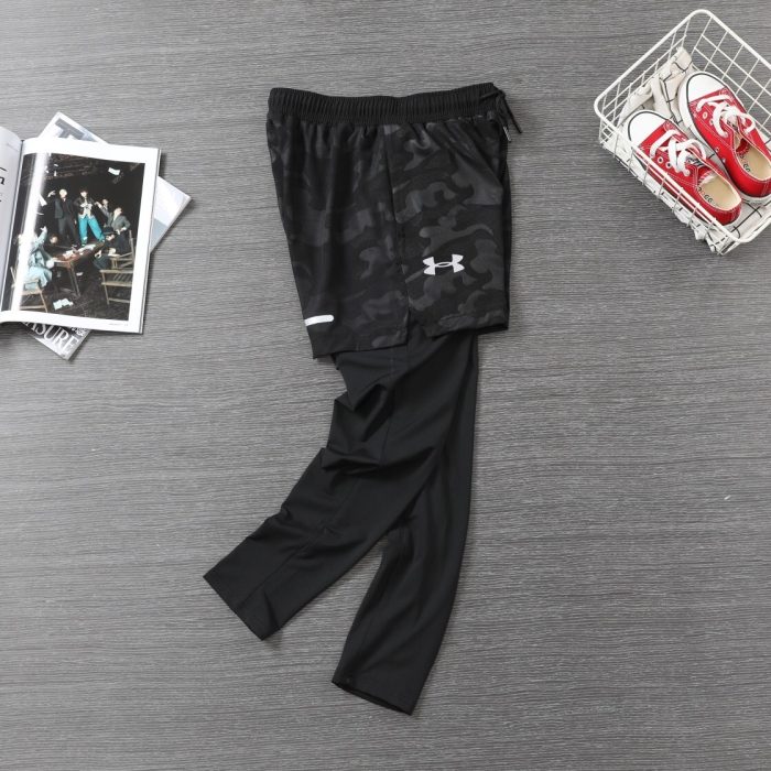 Short de Compression 2en1 Longues Under Armour - Noir/Motif