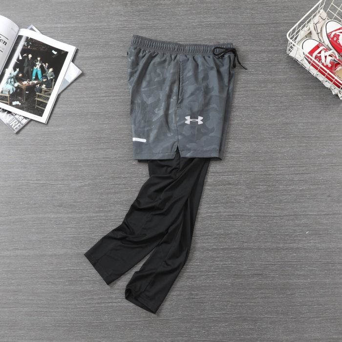 Short de Compression 2en1 Longues Under Armour - Gris/Motif