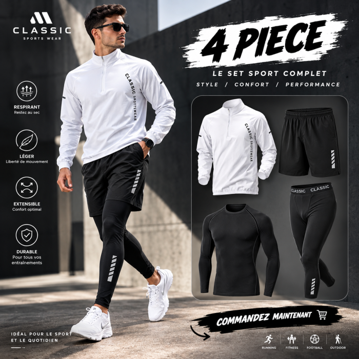 Pack Set Combo 4 Piece – Blanc