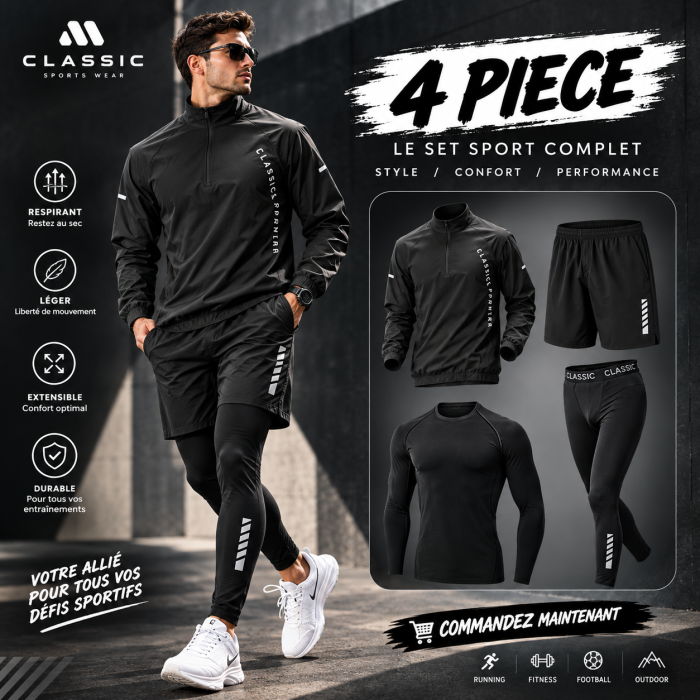 Pack Set Combo 4 Piece – Noir