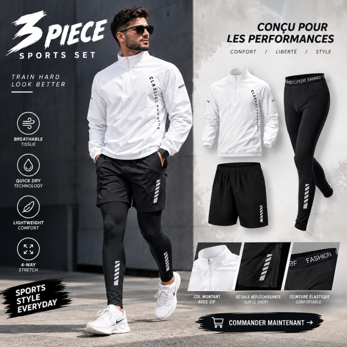 Pack Set Combo 3 Piece – Blanc