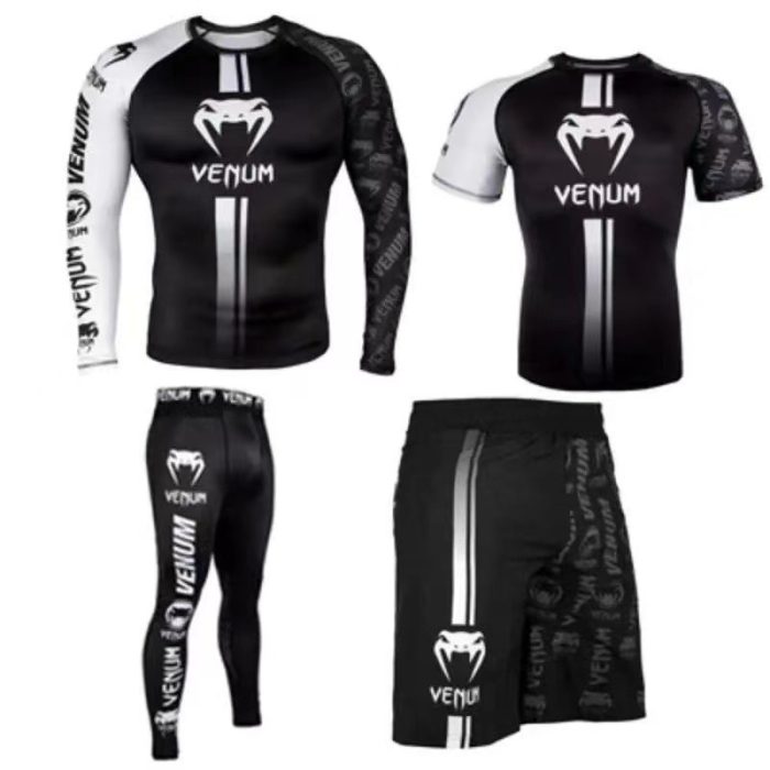 Ensemble 4pcs Venum – Noir/Blanc