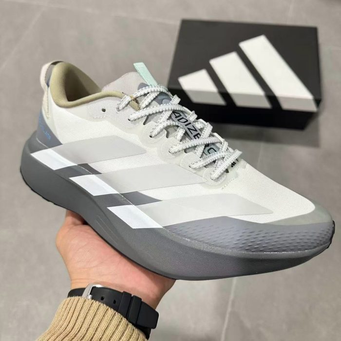ADIZERO EVO SL - Blanc/Gris