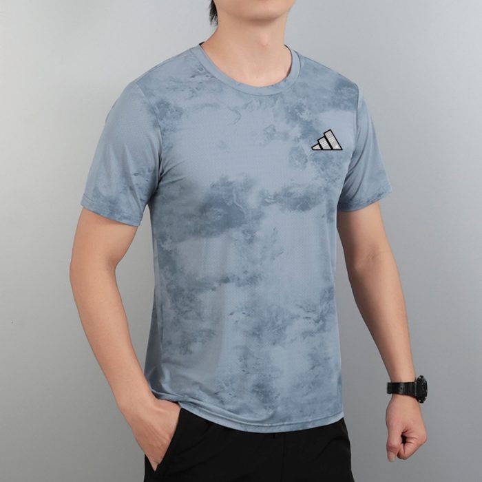 T-Shirt Adidas - Bleu Motif C12