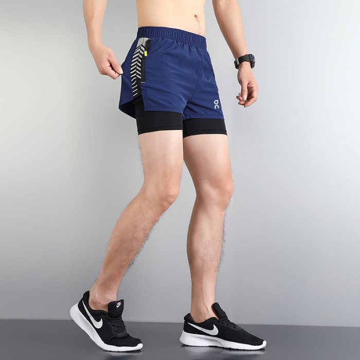 Short De Compression 2en1 On Cloud - Bleu