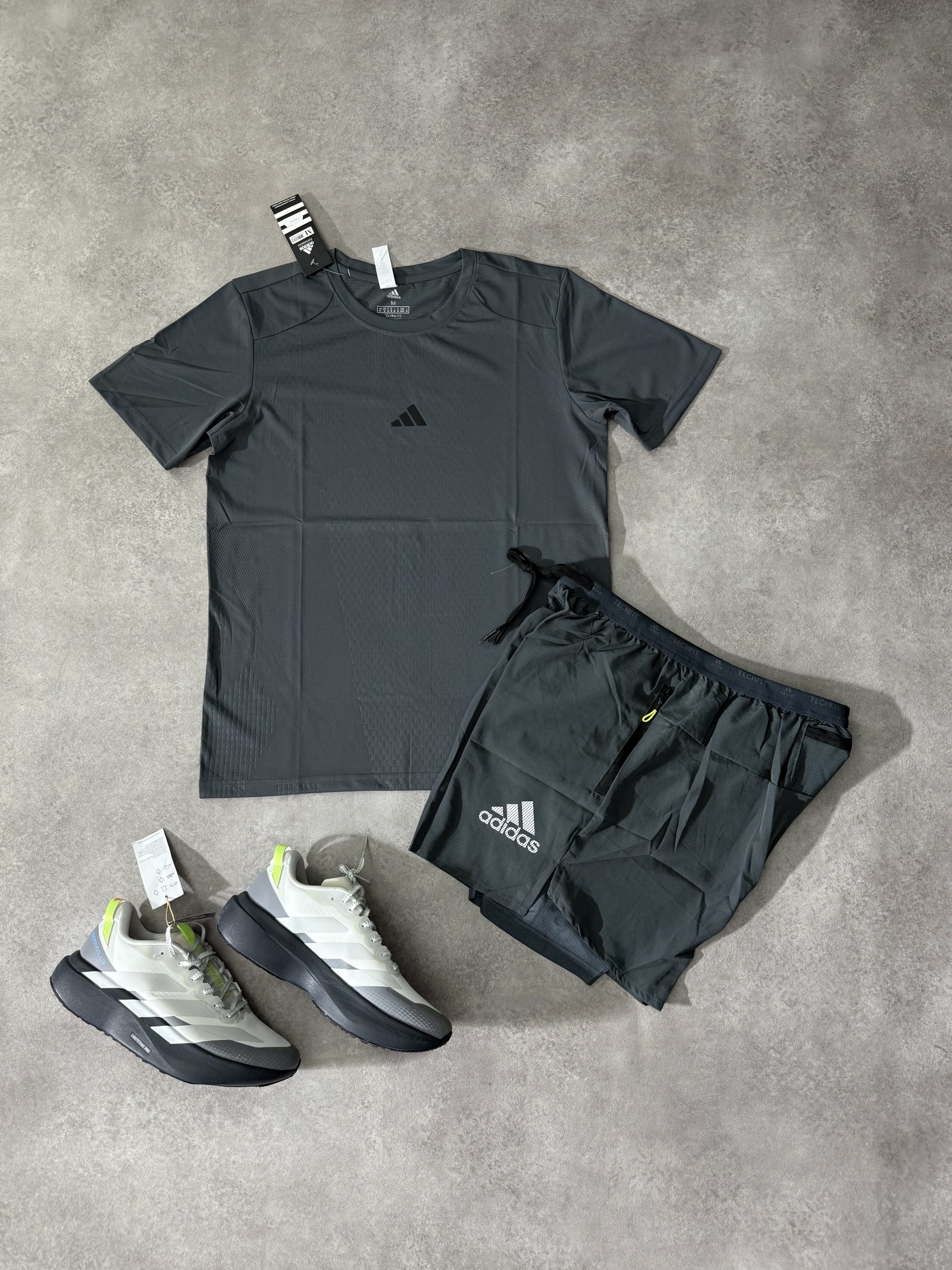 Ensemble Running Adidas - Gris