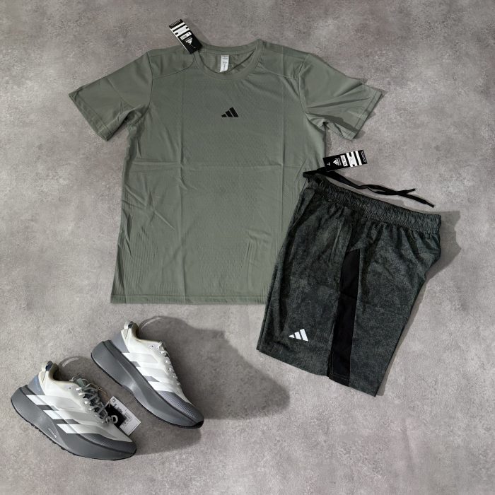 Ensemble Running Adidas - Vert/Vert Olive