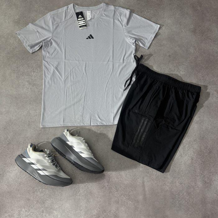 Ensemble Running Adidas - Gris/Noir