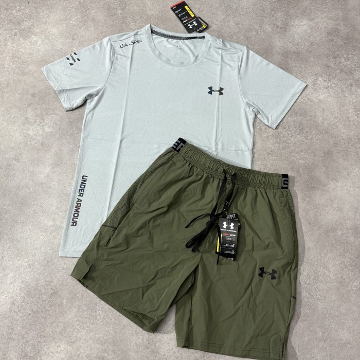 Ensemble Running Under Armour – GrisMagic/Vert