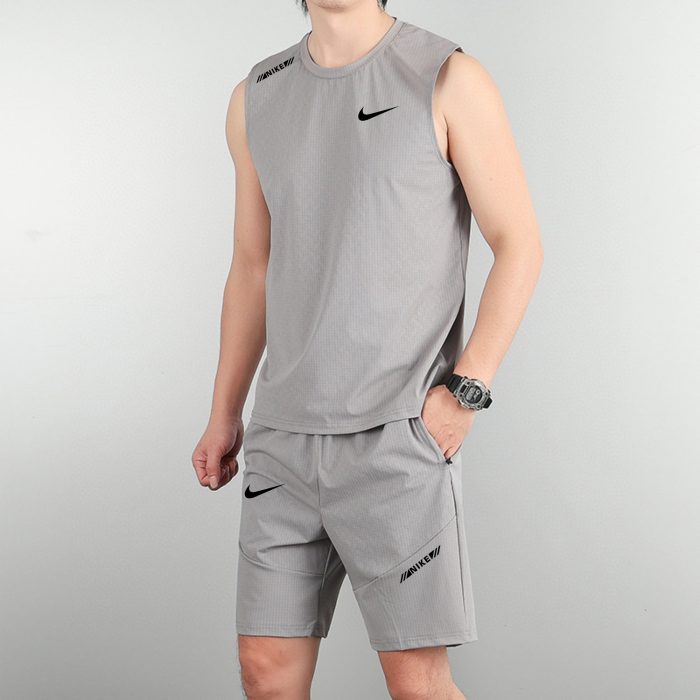 Ensemble Nike Sans Manche – Gris