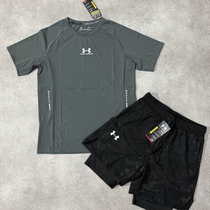Ensemble Running Under Armour - Gris/Noir