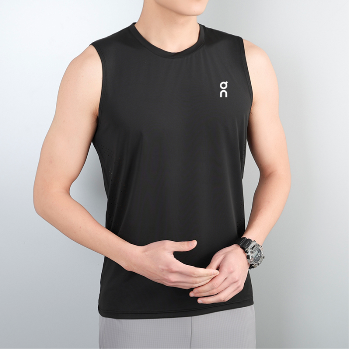 T-Shirt On Cloud Sans Manche – Noir