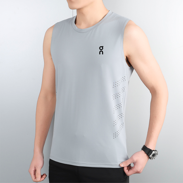 T-Shirt On Cloud Sans Manche – Gris