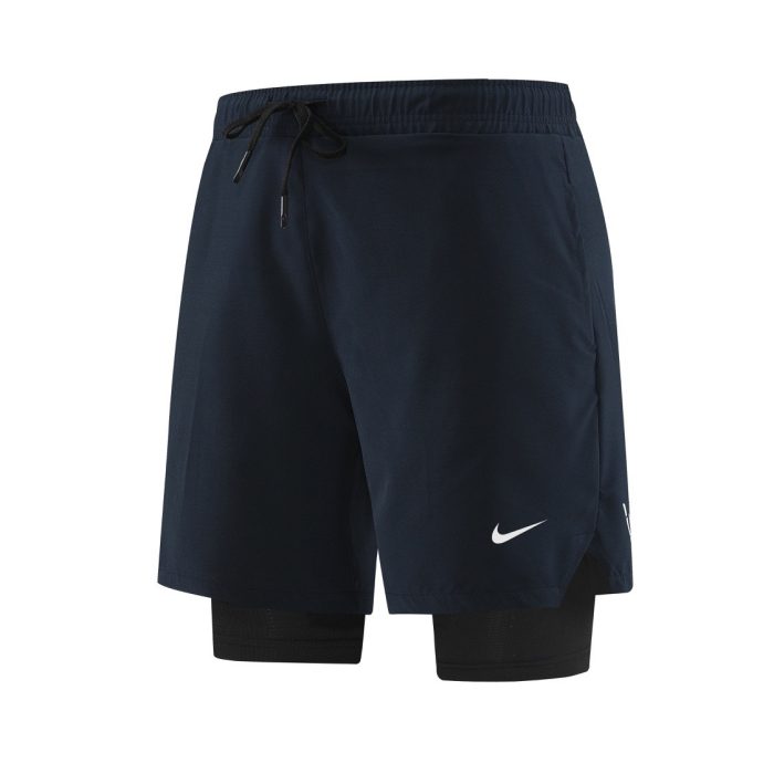 Short De Compression 2 en 1 Nike – Bleu