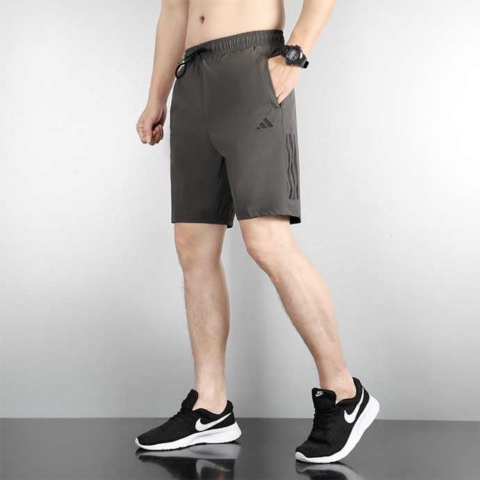 Short De Compression Adidas – Gris Charbon