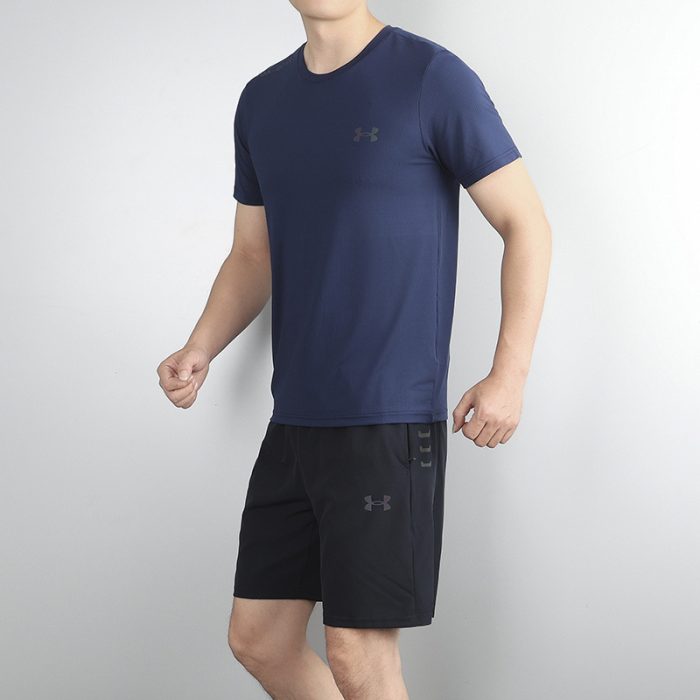 Ensemble Running Under Armour – Bleu/Noir