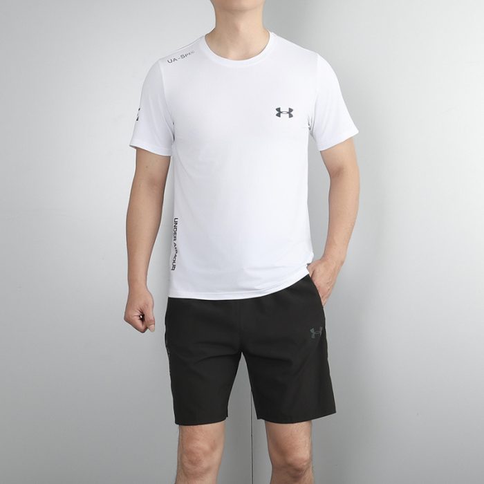 Ensemble Running Under Armour – Blanc/Noir